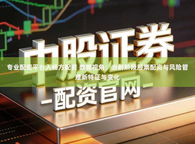 专业配资平台入杨方配资 数据视角:当前阶段股票配资与风险管理新特征与变化