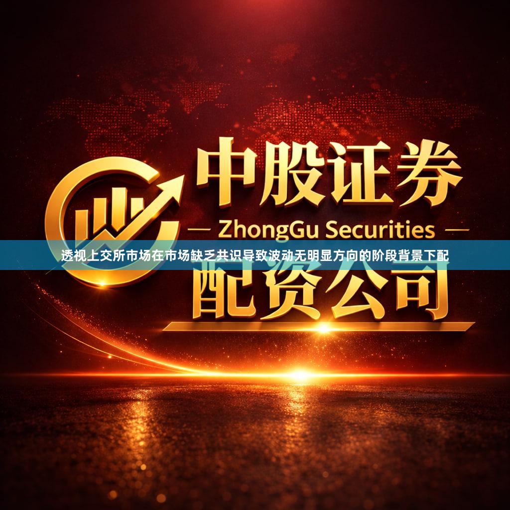 透视上交所市场在市场缺乏共识导致波动无明显方向的阶段背景下配