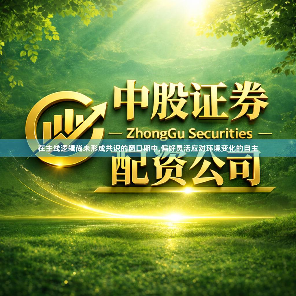 在主线逻辑尚未形成共识的窗口期中,偏好灵活应对环境变化的自主