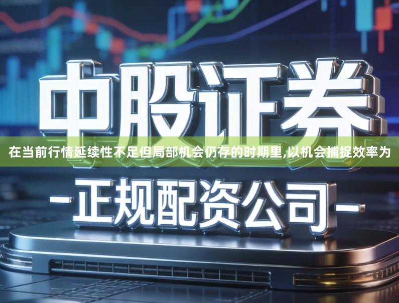 在当前行情延续性不足但局部机会仍存的时期里,以机会捕捉效率为