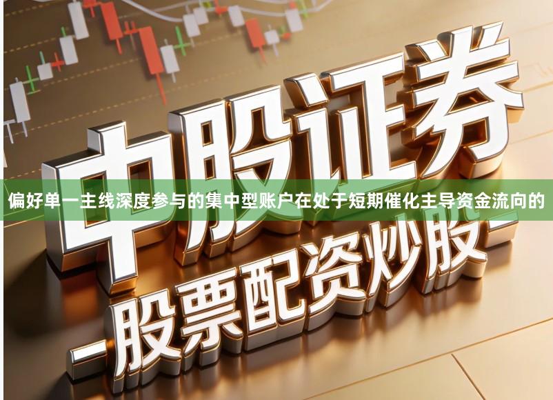 偏好单一主线深度参与的集中型账户在处于短期催化主导资金流向的