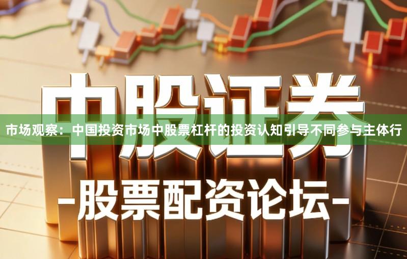 市场观察：中国投资市场中股票杠杆的投资认知引导不同参与主体行