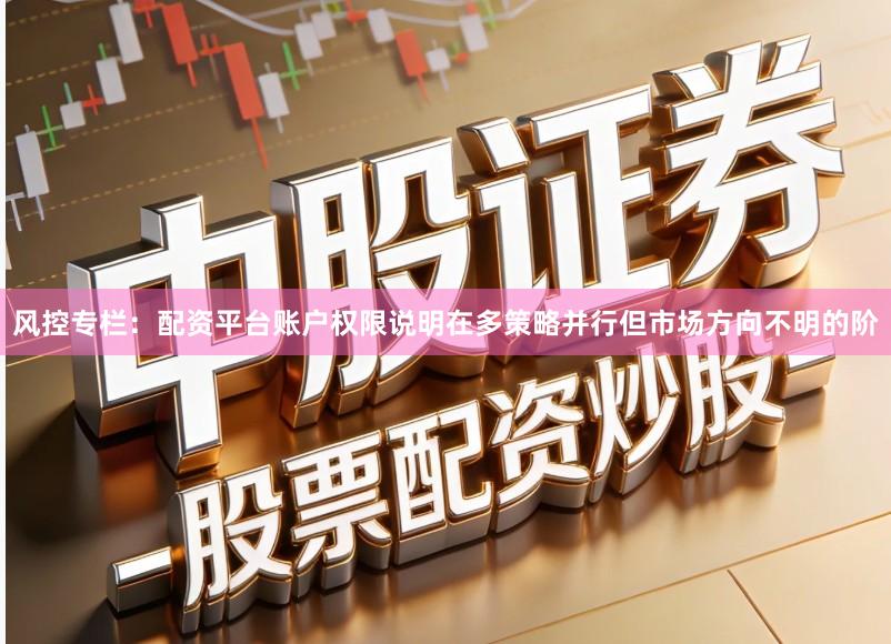 风控专栏：配资平台账户权限说明在多策略并行但市场方向不明的阶
